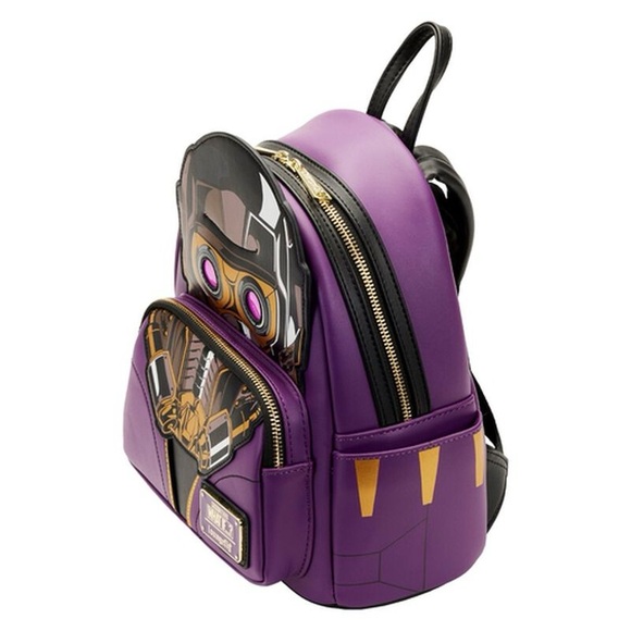 Loungefly NYCC Exclusive, What If... Star-Lord T’challa Light Up Mini Backpack - Picture 3 of 7